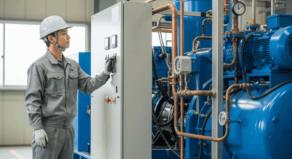 コンプレッサー点検