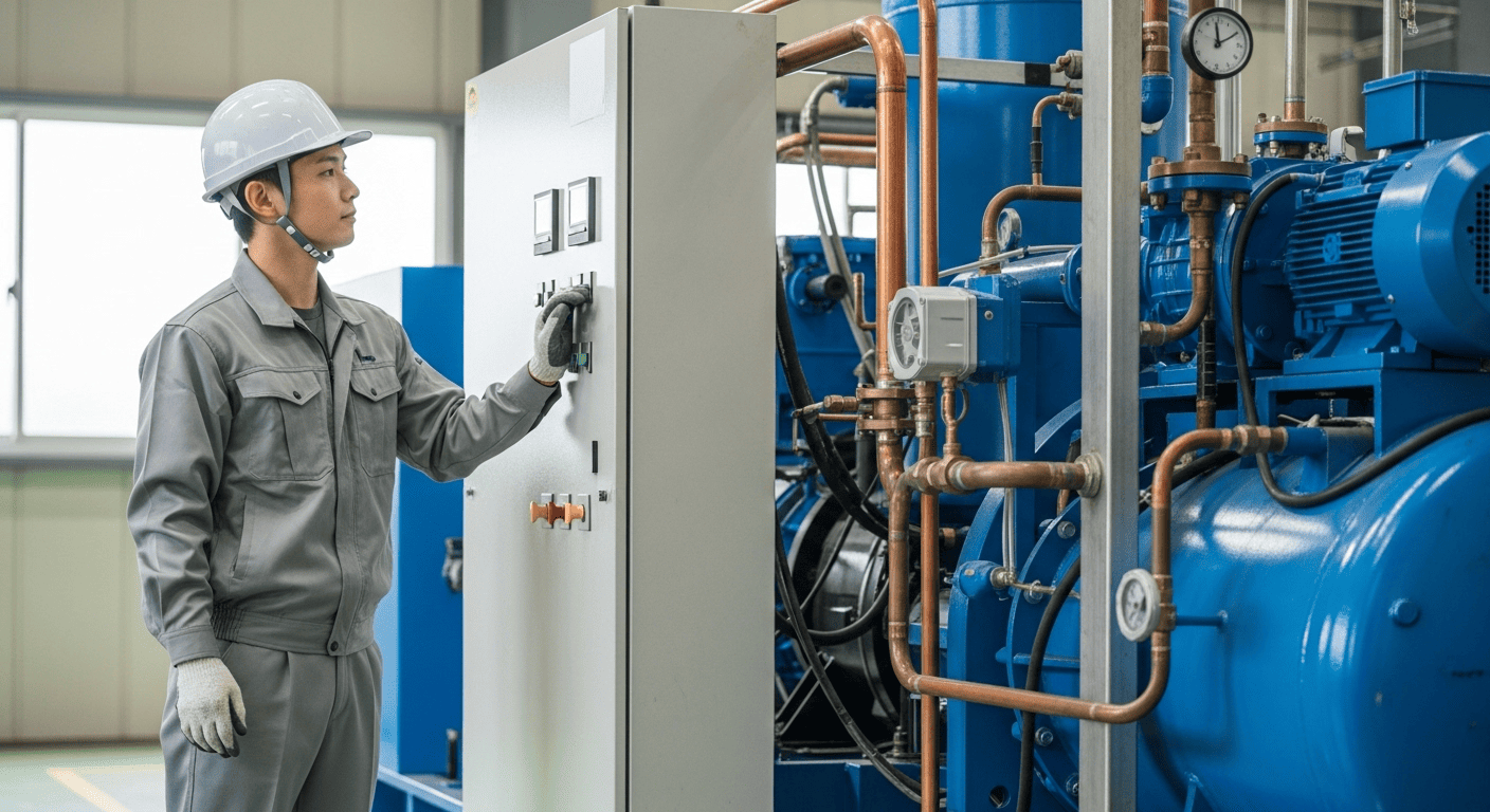 コンプレッサー点検